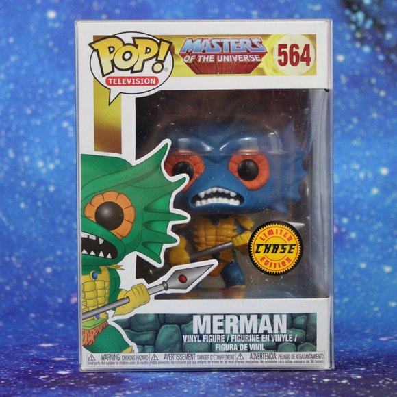 Funko Pop! Television Masters of the Universe - Merman LE Chase #564 - Picture 1 of 6